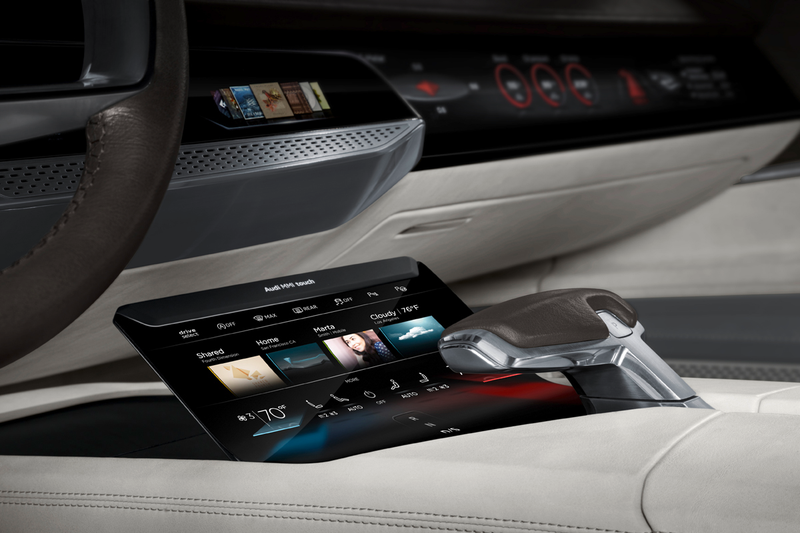Illustration for article titled This Touch Screen Car Interior Is A Realistic Vision Of The Near Future